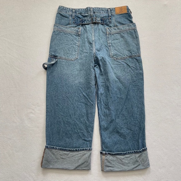 Free People We The Free Major Leagues Mid-Rise Cuffed Jeans - Picture 9 of 9